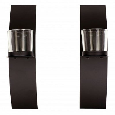 Agustiniano Steel Candle Wall Light
