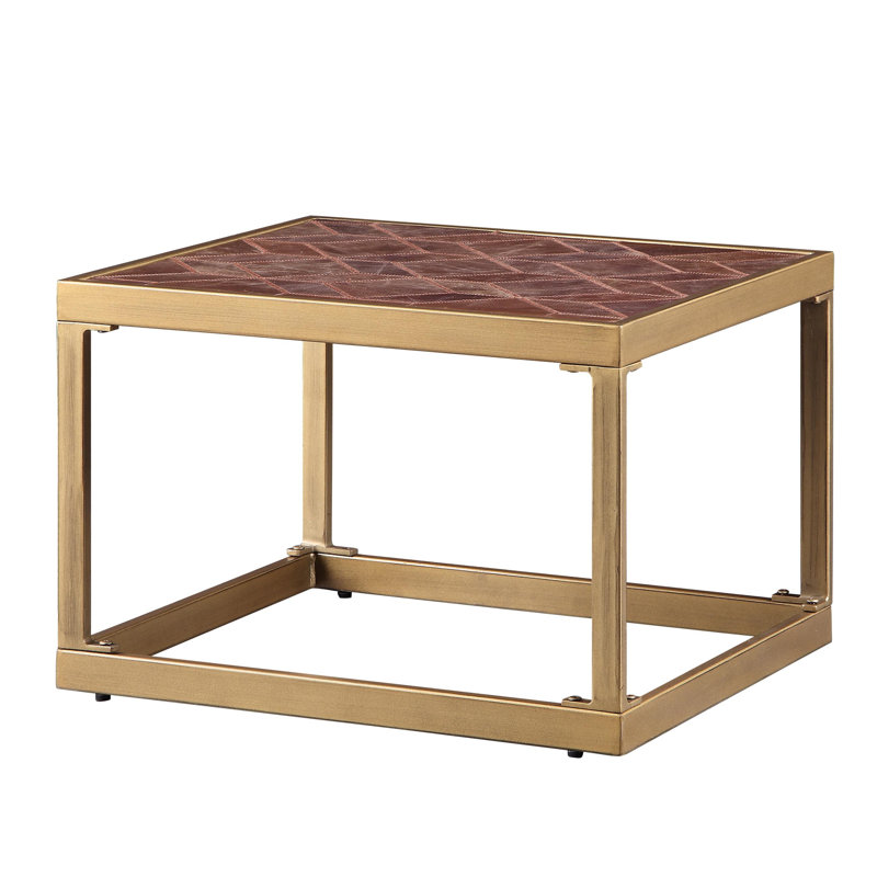 Stevenson Stainless Steel Top End Table