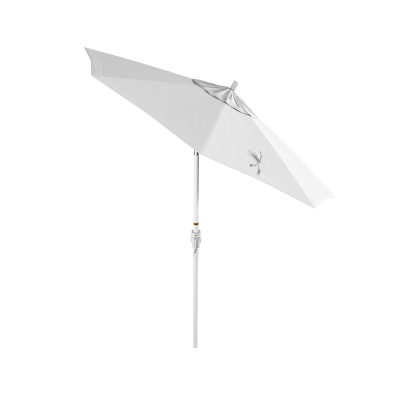 Parasol de marché 7,5', Blanc, Toile Sunbrella® régate, Sunbrella®