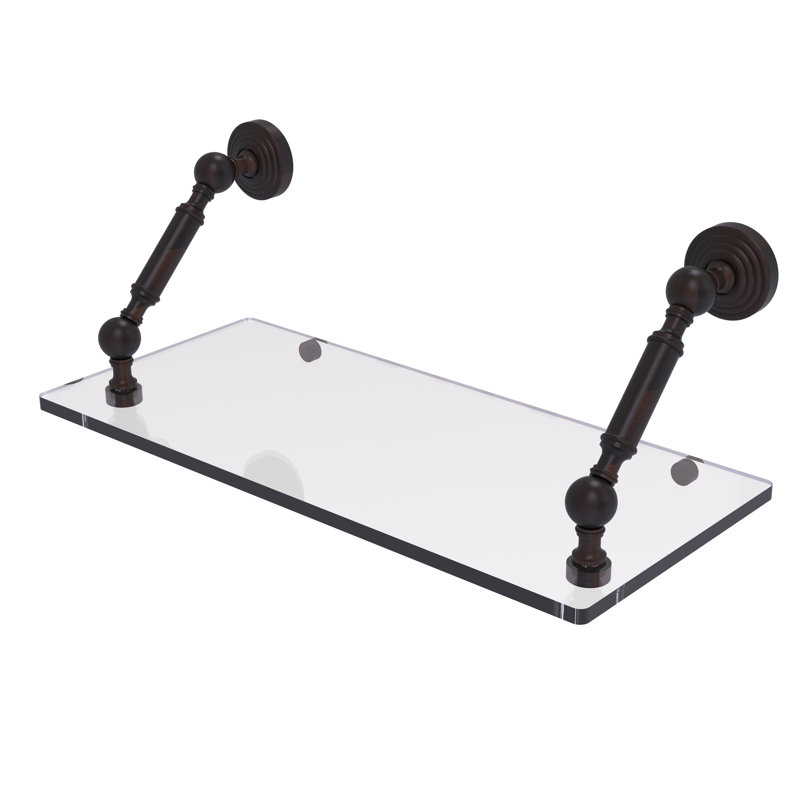 Tablette flottante Beresford, H 7,3 po x l 18 po x P 8 po, Bronze vénitien