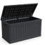 Boîte de rangement de 230 gallons pour rangement extérieur, résine imperméable, verrouillable, multifonctionnelle