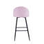 Upholstered Counter Stool with Metal Frame-2008919613