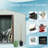 8Ft X 4Ft Outdoor Metal Storage Shed With Window-123283212-123283213