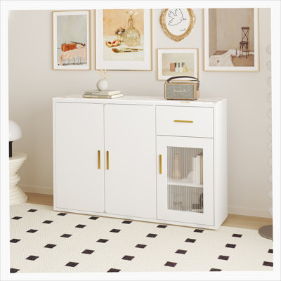 Storage Cabinet, Buffet Cabinet, Sideboard And Buffet Storage with Door Buffet Sideboard