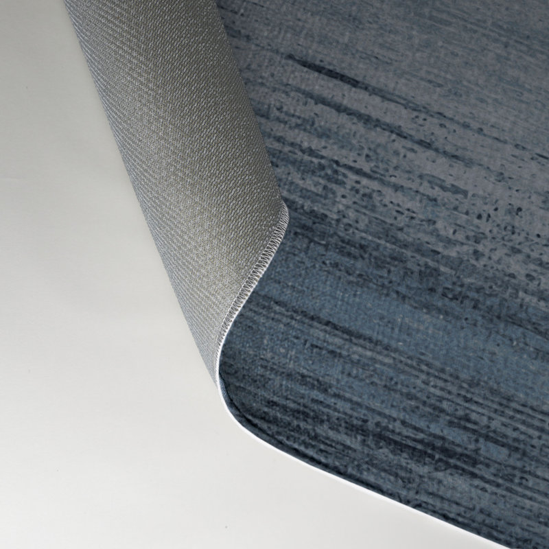Tapis gris abstrait intérieur et extérieur, Rectangle 5 pi x 7 pi