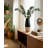 Stoneware Ceramic Vase - Modern Boho Decorative Accent with Sleek Design and Textured Base-1655032272-1655032279