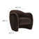 Compose Performance Velvet Accent Chair In Mulberry