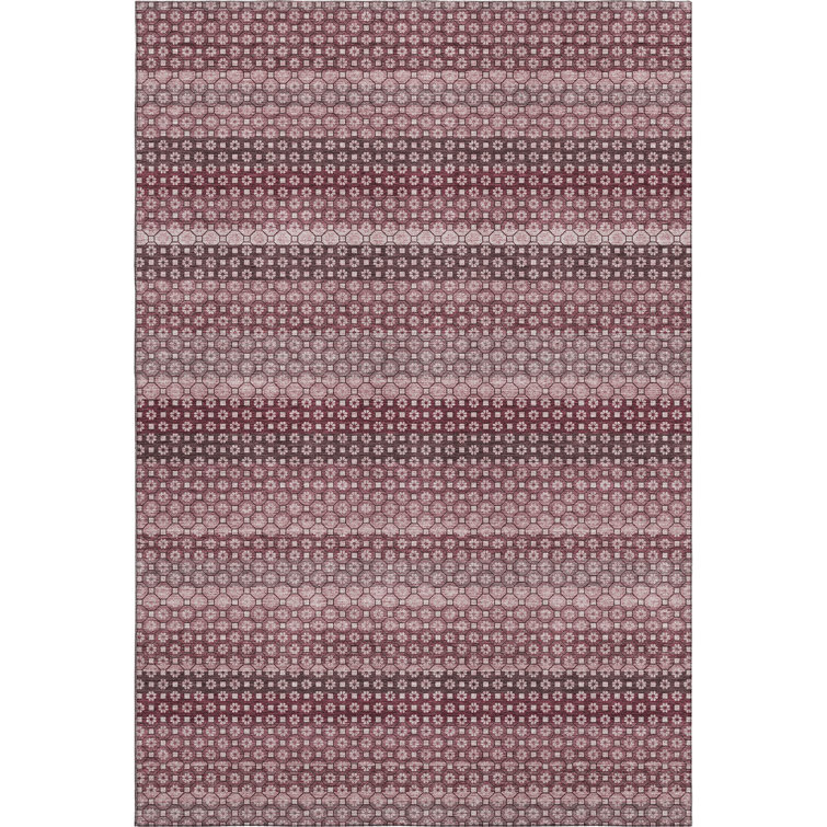 Premium Machine Washable Elize AMF1419 Stripes Rug