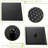 16 Inch Ceiling Mount Dual Shower Head In Oil Rubber Bronze, Rainfall Pattern, - Scald Valve, And Nozzle For Quick Cleaning Bronze Square With Balanced Adjustable Rainfall, Easy To Clean-118819305