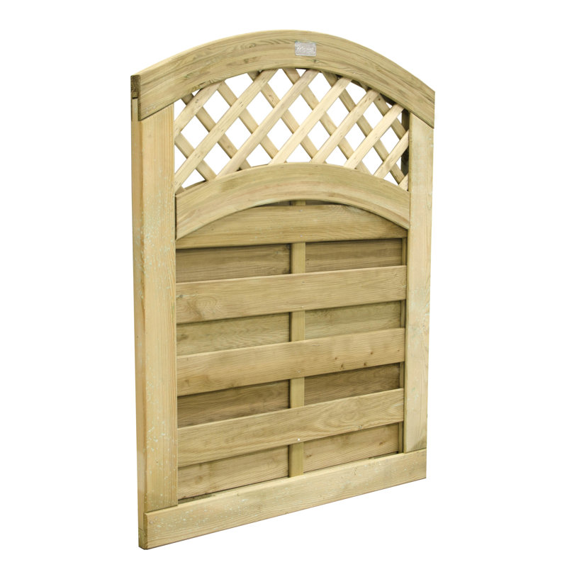 90" W Natural Timber Wood Gate, 120cm H x 90cm W x 4.5cm D