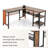 Peery L-Shaped Steel Computer Desk