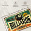 Ensemble de billard club sur toile 3 pièces-720941233