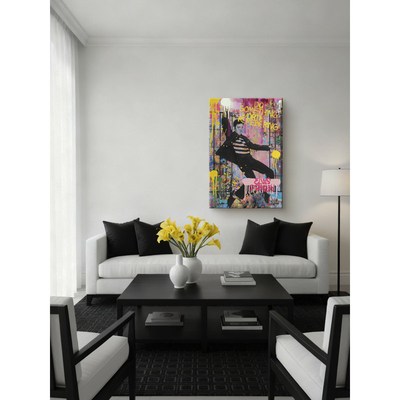 "Rock & Roll" Print on Wrapped Canvas, 24" H x 16" W