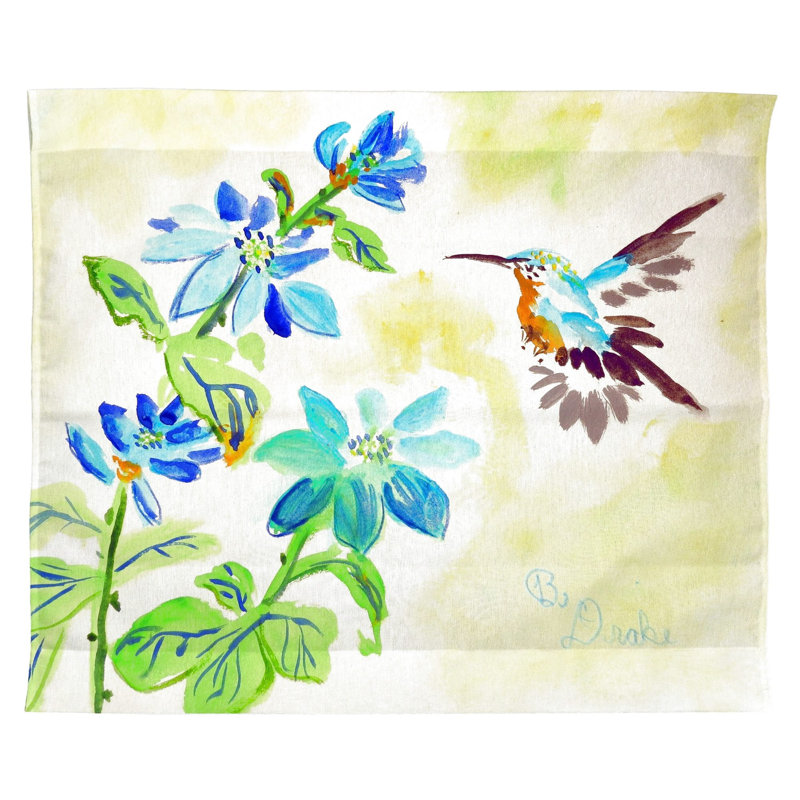 Suspension murale hummingbird en polyester