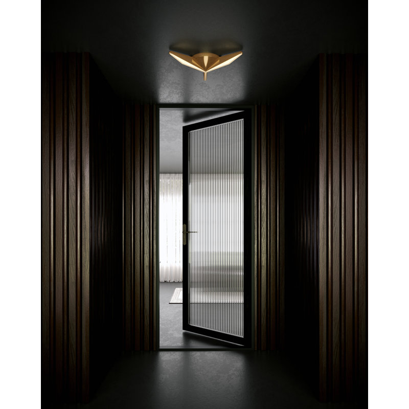 Tachi 2 - Light LED Flush Mount, 2.5" H x 15" W x 15" D, Urban Bronze