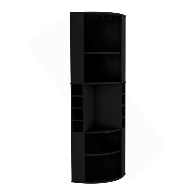 Armoire de bar Oban, Noir