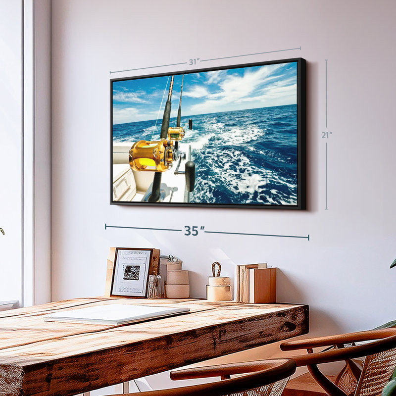 Impression sur toile Ocean Reels, H 21 po x l 31 po