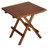 Folding Teak Small Table, Oiled Finish
