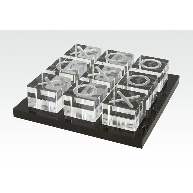 Lucite Tic Tac Toe Set