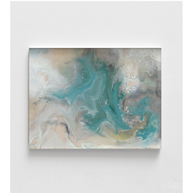 Bright Blue And Gray Bhagirathi Wall Print, Framed Extra Large Wall Art Bhagirathi Print, Large Wall Art, Framed Wall Art, Oversized Wall Art