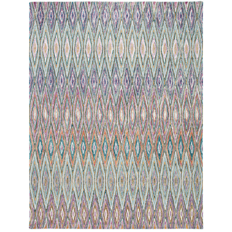 Tapis en laine touffeté à la main Serra, Rectangle 4 pi x 6 pi