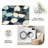 Coastal Blue Leaf Abstract carpet-easy to clean, machine-washable, soft and comfortable; suitable for door mats, kitchens, living rooms, bedrooms, corridors, and laundry areas. Easy to clean, durable carpet for home decoration.-1001571870