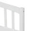 Cadre de lit plateforme simple avec rangement à deux tiroirs et tête de lit, blanc (SKU précédent: SF000062KAA)-1567177284