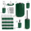 Ensemble complet d'accessoires de salle de bain 20 pièces avec rideau de douche, doublure et crochets Clara Clark-62184752