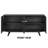  Sapa Mid-Century Modern Solid Wood Sideboard – 4-Door Accent Buffet Cabinet with Carved Geometric Fronts, for Living Room, Dining Room, or Entryway, Effortless Assembly-1953281710