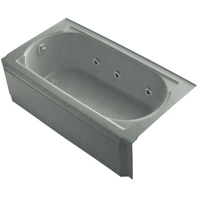 Memoirs Alcove 60" x 33.75" Whirpool Bathtub