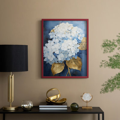 Série FLORAL CXIV - reproduction encadrée de qualité supérieure - prête à être accrochée - aucun clou requis