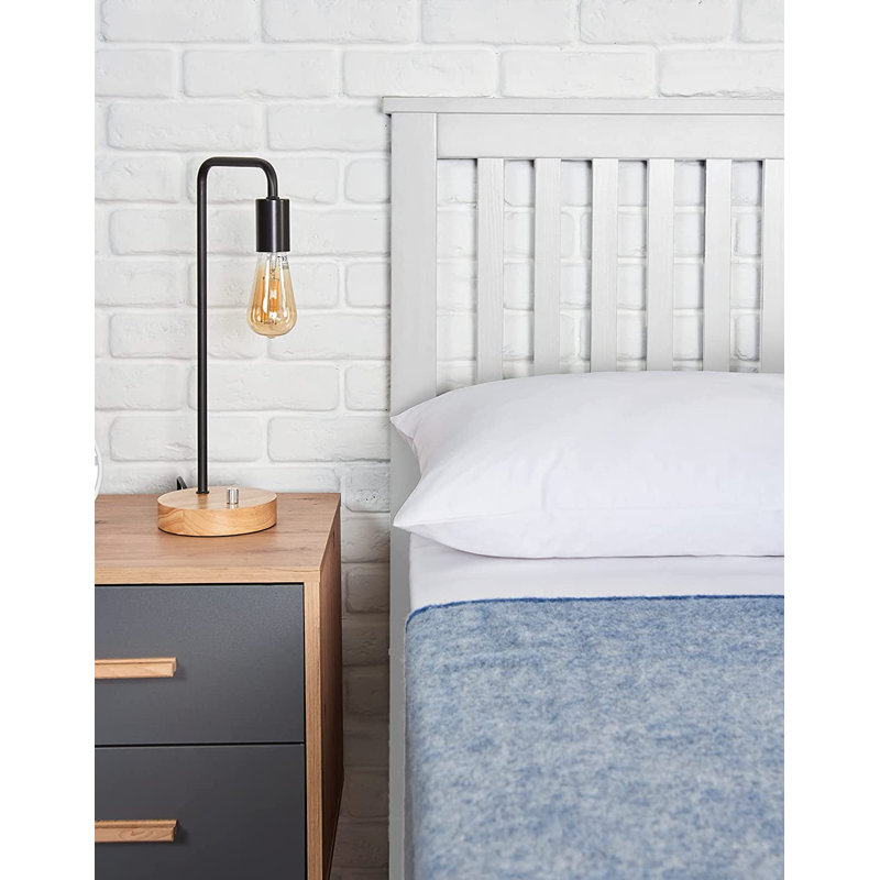 Nanango Ottoman Bed - MDF Ottoman Solid Wooden Bed, White, King (163 x 211 cm)