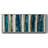 Blue Streaks- Framed Canvas