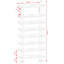 168cm H Wall Mounted Media Storage-37209541