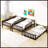 Twin Size Triple Rubber Wood Bunk Bed