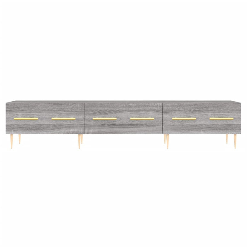 Meshia TV Stand for TVs up to 65", Grey Sonoma