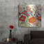 «Couleur Printemps» par Shirley Novak, art mural en métal 3 pi, 36 po x 36 po
