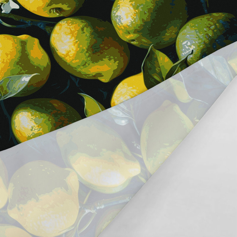 Tapisserie murale «Fruit Meyer» citron, 51 po x 60 po