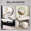 Demetrias Metal Round Mirror