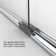 Classic 52'' - 56'' W x 70'' H Bypass Semi-Frameless Shower Door with Pattern Glass