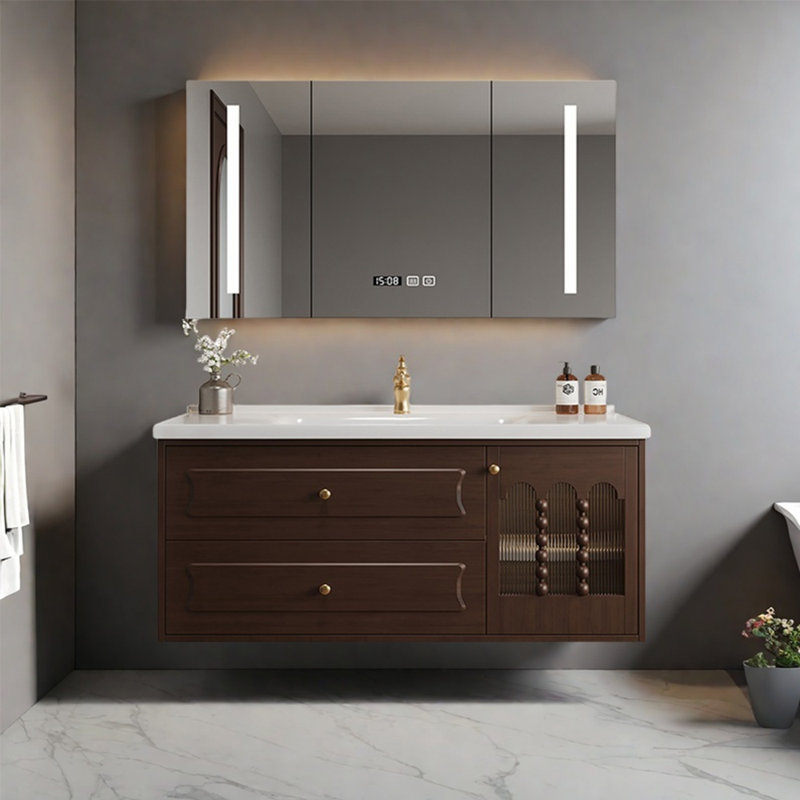 Chinese retro high-end style bathroom cabinet