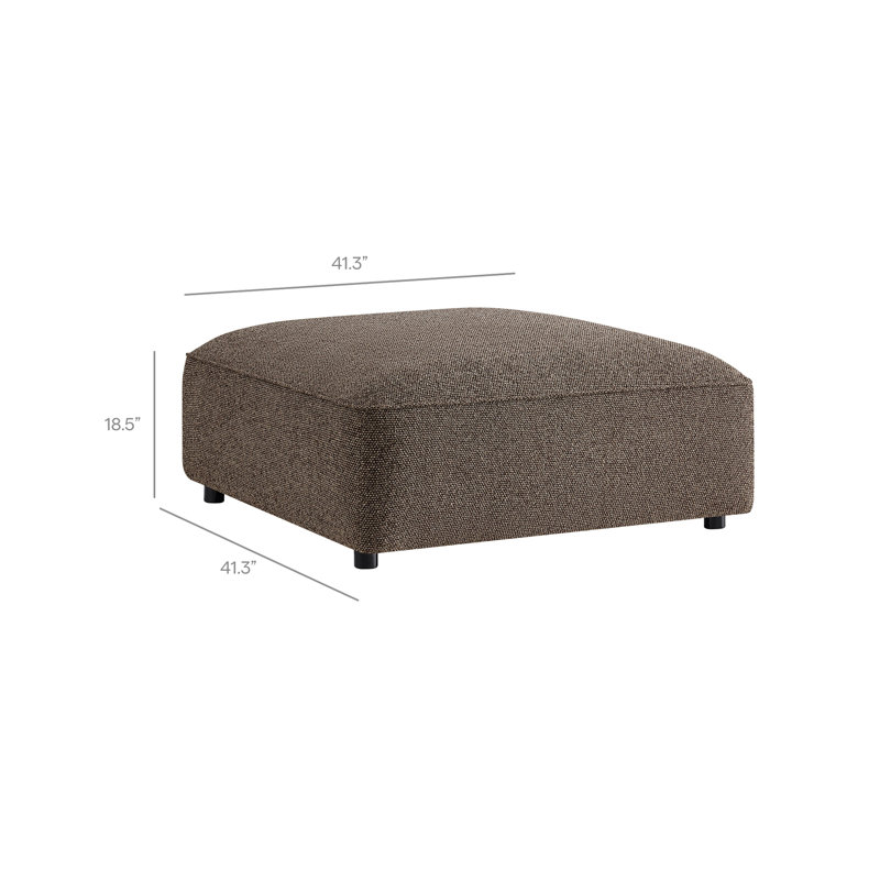 Canapé modulaire avec repose-pieds 4 pièces Coledale, Earth
