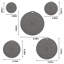 Paquet de 5 couvercles en silicone pour bol de conservation des aliments-114192826