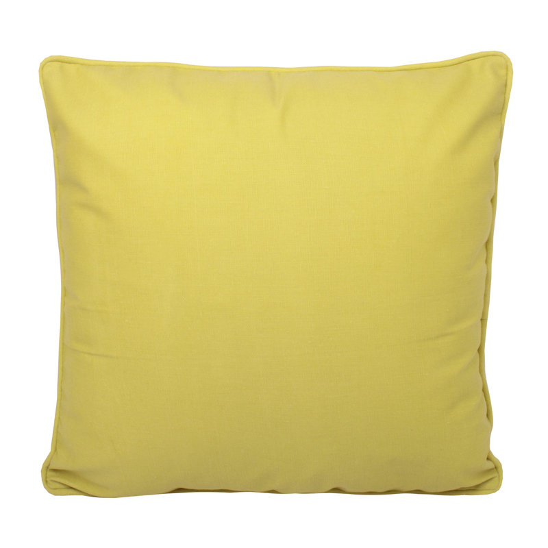 Indoor / Outdoor Square Cushion, Yellow
