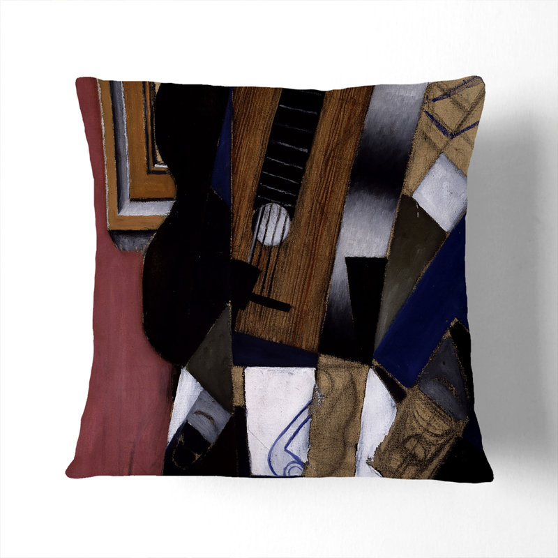 Square Cushion, Black, 40cm H x 40cm W x 15cm D