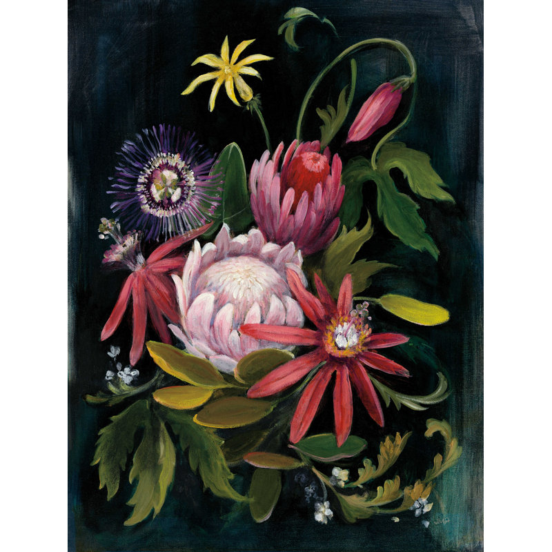 «Flower Show II», reproduction sur toile tendue, H 16 po x l 12 po