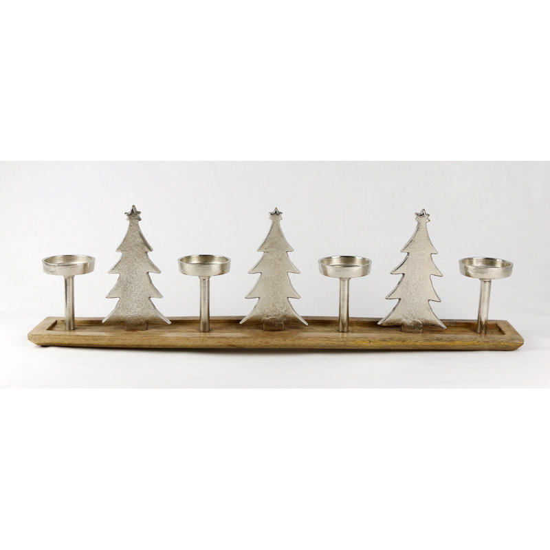Aluminum Fireplace Candelabra