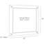 Calpini Square Beveled Mirror