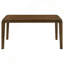 Ensemble de salle à manger rectangulaire 7 pièces Rustic, table de salle à manger rectangulaire en bois avec 6 chaises d'appoint rembourrées-1994373724-1994373725