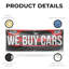 Enseigne de bannière We Buy Cars 24 po x 72 po